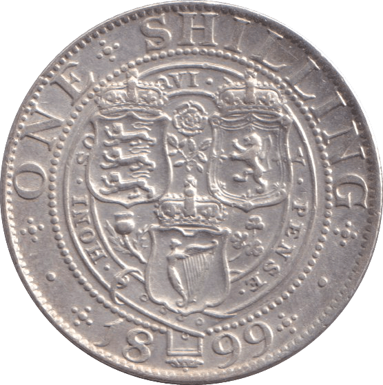 1899 SHILLING ( AUNC ) - SHILLING - Cambridgeshire Coins
