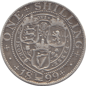 1899 SHILLING ( F ) - WORLD COINS - Cambridgeshire Coins