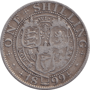 1899 SHILLING ( FAIR ) - SHILLING - Cambridgeshire Coins