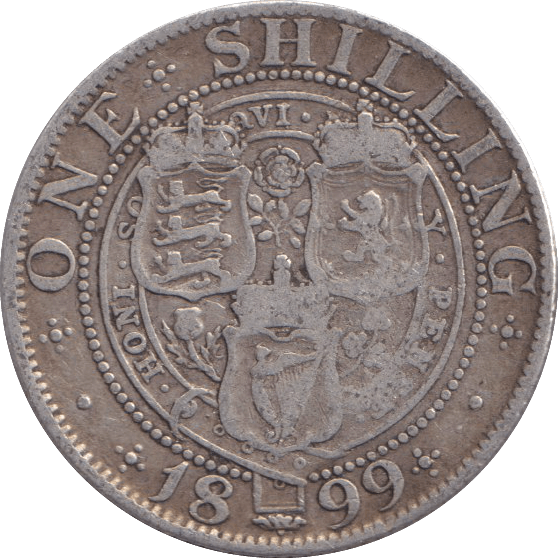 1899 SHILLING ( FAIR ) - SHILLING - Cambridgeshire Coins