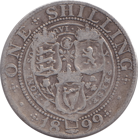 1899 SHILLING ( FAIR ) - SHILLING - Cambridgeshire Coins
