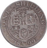 1899 SHILLING ( FAIR ) - SHILLING - Cambridgeshire Coins