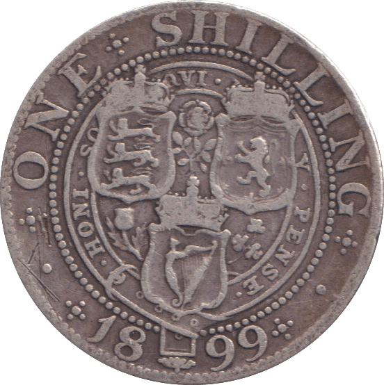 1899 SHILLING ( FINE ) - SHILLING - Cambridgeshire Coins