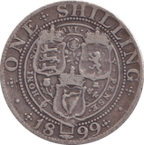 1899 SHILLING ( FINE ) - SHILLING - Cambridgeshire Coins