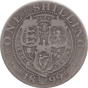 1899 SHILLING ( FINE ) - Shilling - Cambridgeshire Coins
