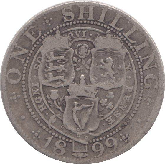 1899 SHILLING ( FINE ) - Shilling - Cambridgeshire Coins
