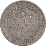 1899 SHILLING ( FINE ) - SHILLING - Cambridgeshire Coins