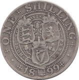 1899 SHILLING ( FINE ) - SHILLING - Cambridgeshire Coins