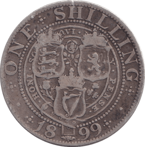 1899 SHILLING ( FINE ) - SHILLING - Cambridgeshire Coins