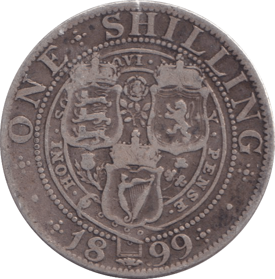 1899 SHILLING ( FINE ) - SHILLING - Cambridgeshire Coins
