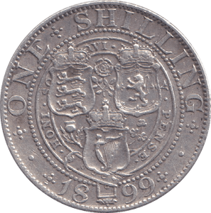 1899 SHILLING ( FINE ) - SHILLING - Cambridgeshire Coins