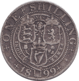 1899 SHILLING ( FINE ) - SHILLING - Cambridgeshire Coins