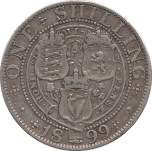 1899 SHILLING ( FINE ) - SHILLING - Cambridgeshire Coins