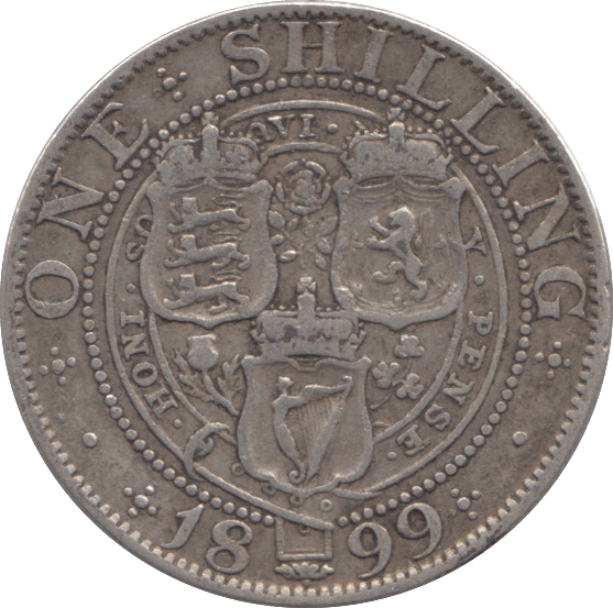 1899 SHILLING ( FINE ) - SHILLING - Cambridgeshire Coins