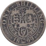 1899 SHILLING ( FINE ) - Shilling - Cambridgeshire Coins