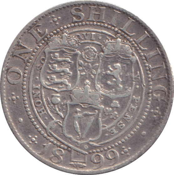 1899 SHILLING ( GF ) - SHILLING - Cambridgeshire Coins