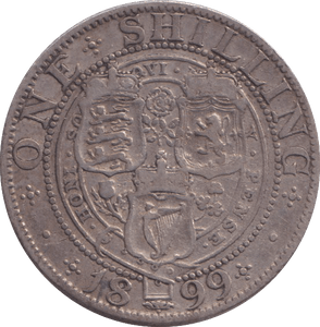 1899 SHILLING ( GVF ) 3 - SHILLING - Cambridgeshire Coins