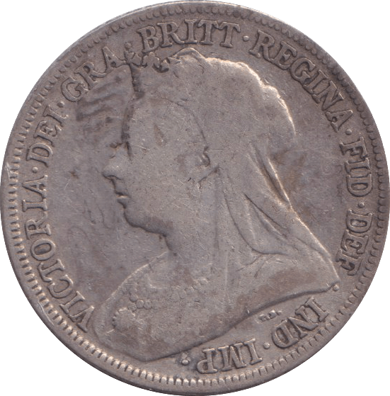 1899 SHILLING ( GVF ) 3 - SHILLING - Cambridgeshire Coins