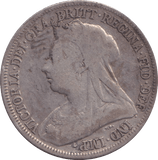1899 SHILLING ( GVF ) 3 - SHILLING - Cambridgeshire Coins