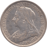 1899 SHILLING ( GVF ) - Shilling - Cambridgeshire Coins