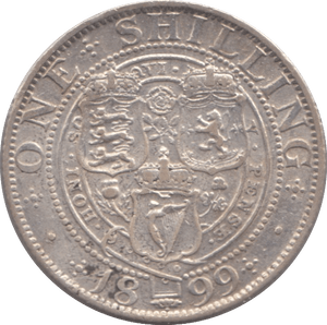 1899 SHILLING ( GVF ) - Shilling - Cambridgeshire Coins