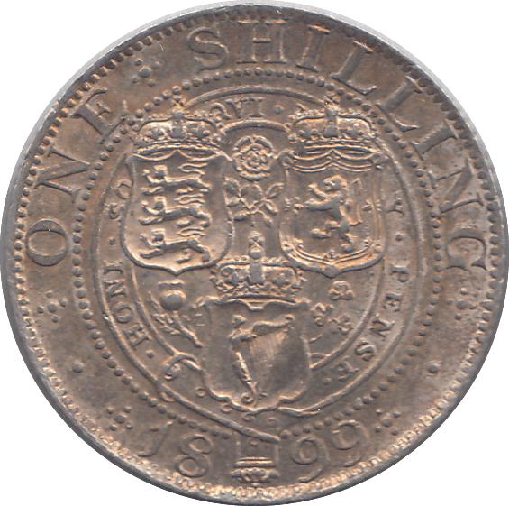 1899 SHILLING (GVF) - SHILLING - Cambridgeshire Coins