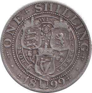 1899 SHILLING ( NF ) - SHILLING - Cambridgeshire Coins