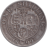 1899 SHILLING ( NF ) - SHILLING - Cambridgeshire Coins