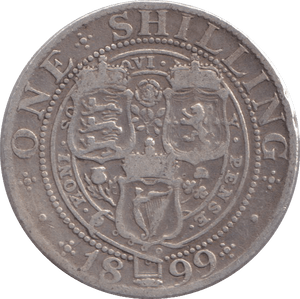 1899 SHILLING ( NF ) - SHILLING - Cambridgeshire Coins