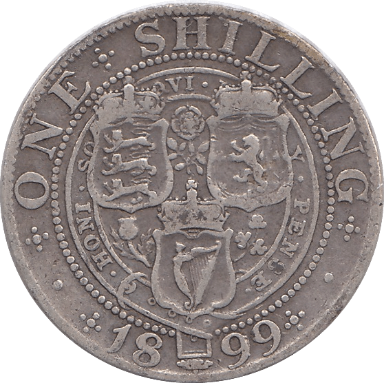 1899 SHILLING ( VF ) - Shilling - Cambridgeshire Coins