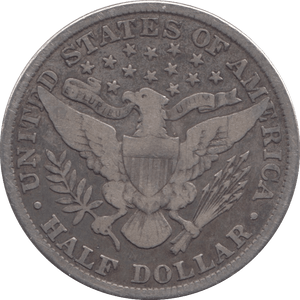 1899 SILVER HALF DOLLAR USA - SILVER WORLD COINS - Cambridgeshire Coins