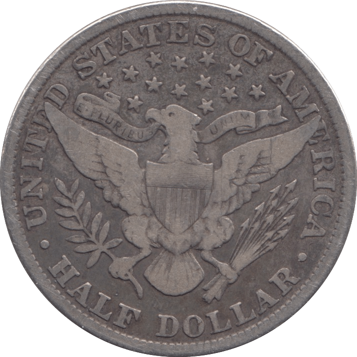 1899 SILVER HALF DOLLAR USA - SILVER WORLD COINS - Cambridgeshire Coins