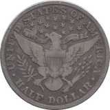 1899 SILVER HALF DOLLAR USA - SILVER WORLD COINS - Cambridgeshire Coins