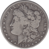 1899 SILVER MORGAN DOLLAR USA NEW ORLEANS MINT - SILVER WORLD COINS - Cambridgeshire Coins
