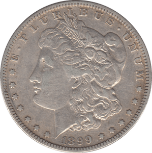 1899 SILVER MORGAN DOLLAR USA NEW ORLEANS MINT - SILVER WORLD COINS - Cambridgeshire Coins