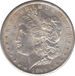 1899 SILVER MORGAN DOLLAR USA NEW ORLEANS MINT - SILVER WORLD COINS - Cambridgeshire Coins