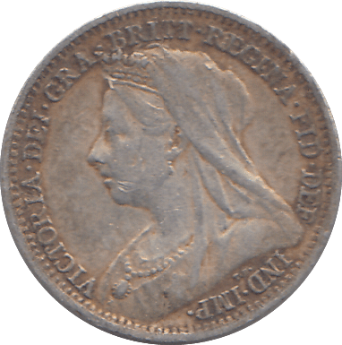 1899 SILVER THREEPENCE ( GVF ) - THREEPENCE - Cambridgeshire Coins