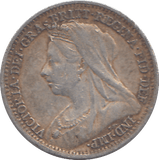 1899 SILVER THREEPENCE ( GVF ) - THREEPENCE - Cambridgeshire Coins