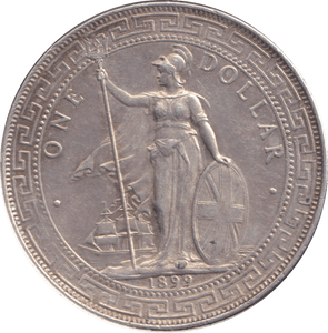 1899 SILVER TRADE DOLLAR HONG KONG - SILVER WORLD COINS - Cambridgeshire Coins