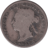 1899 SILVER TWENTY FIVE CENTS - SILVER WORLD COINS - Cambridgeshire Coins