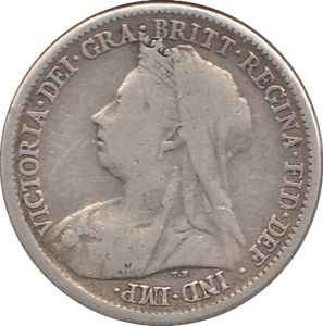 1899 SIXPENCE ( FINE ) - SIXPENCE - Cambridgeshire Coins