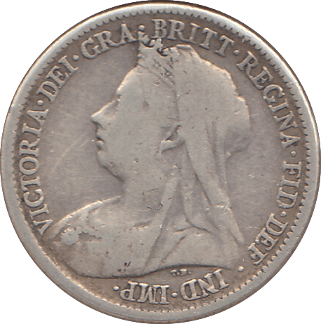 1899 SIXPENCE ( FINE ) - SIXPENCE - Cambridgeshire Coins