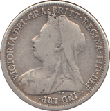 1899 SIXPENCE ( FINE ) - SIXPENCE - Cambridgeshire Coins