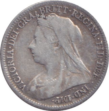 1899 SIXPENCE ( FINE ) - SIXPENCE - Cambridgeshire Coins