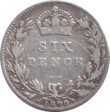 1899 SIXPENCE ( FINE ) - SIXPENCE - Cambridgeshire Coins