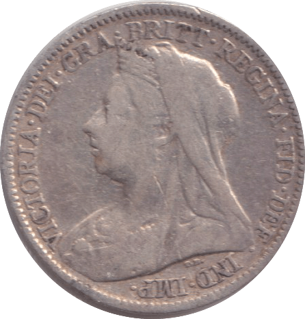 1899 SIXPENCE ( GF ) - SIXPENCE - Cambridgeshire Coins