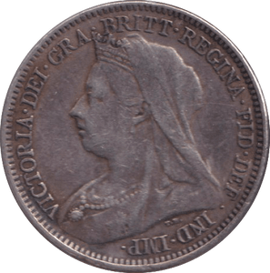 1899 SIXPENCE ( GF ) - SIXPENCE - Cambridgeshire Coins