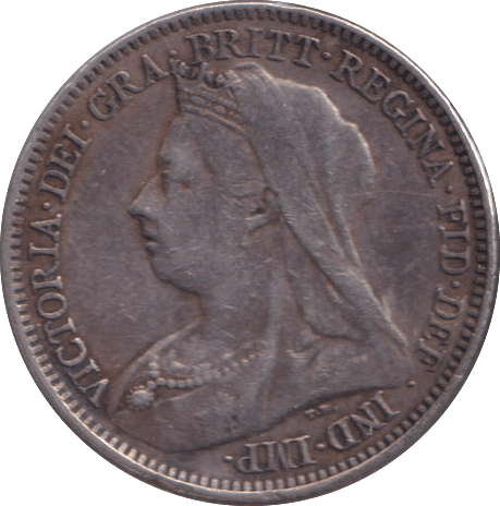 1899 SIXPENCE ( GF ) - SIXPENCE - Cambridgeshire Coins