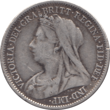 1899 SIXPENCE ( GF ) - SIXPENCE - Cambridgeshire Coins
