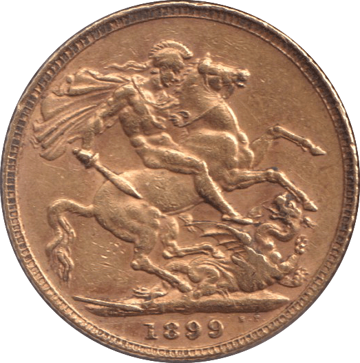 1899 SOVEREIGN ( GVF ) - HALF SOVEREIGN - Cambridgeshire Coins